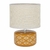 Lampe ceramique Graphique - Jaune Ocre