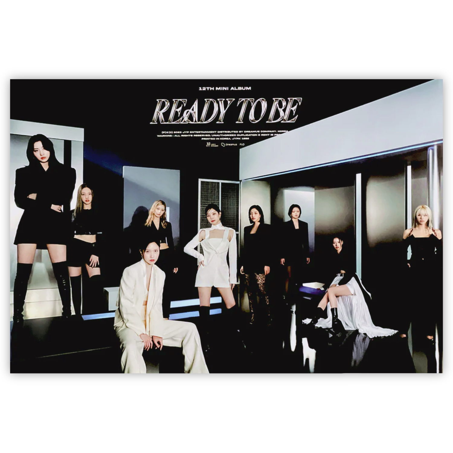 POSTER TWICE : READY TO BE (noir)