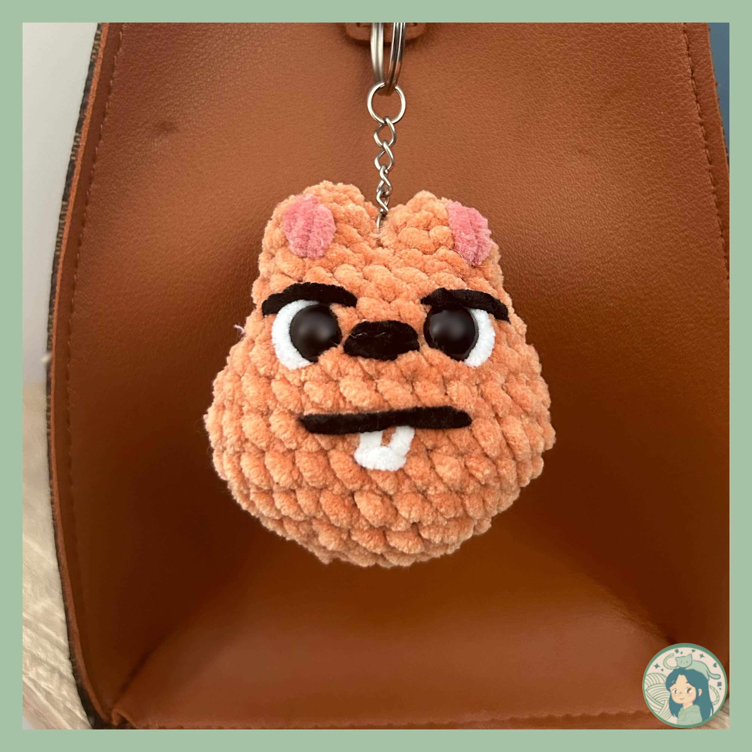 PORTE CLÉ SKZOO CROCHET HANQUOKKA (COLLABORATION AVEC @MELCLEM_CUSTOM)
