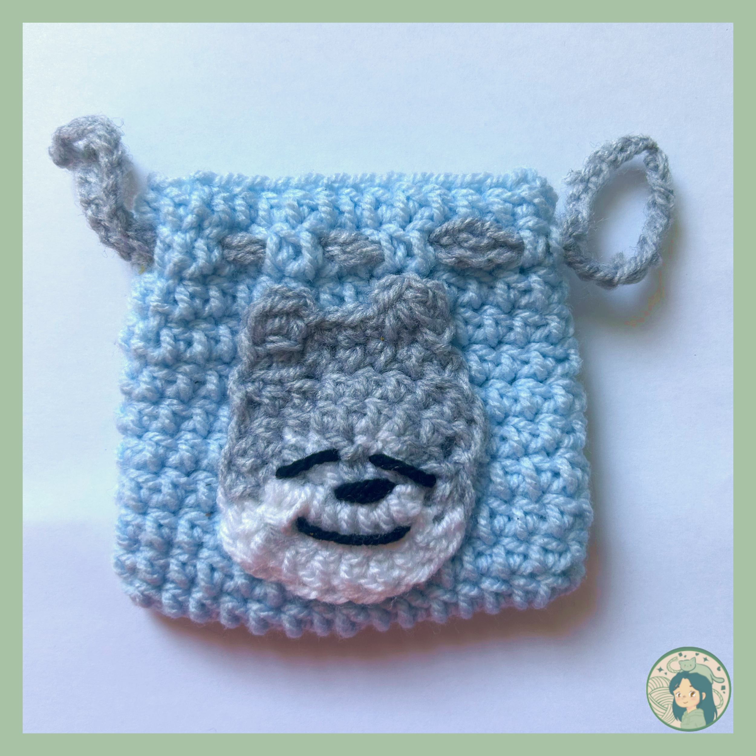 POCHETTE SKZOO CROCHET WOLFCHAN (COLLABORATION AVEC @MELCLEM_CUSTOM)