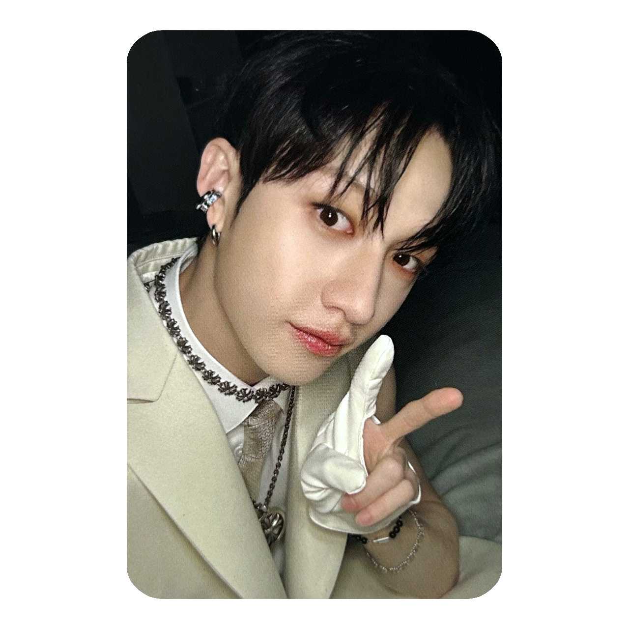 PHOTOCARD ATE SOUNDWAVE POB BANGCHAN (STRAY KIDS)