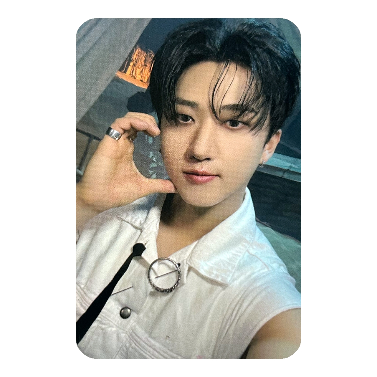 PHOTOCARD ROCK STAR JYP SHOP POB CHANGBIN (STRAY KIDS)