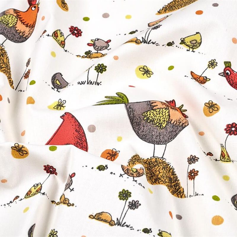 Tissu coton pied de poule - Loisirs créatifs