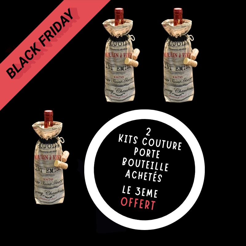 2 kits couture porte bouteille achetés le 3eme