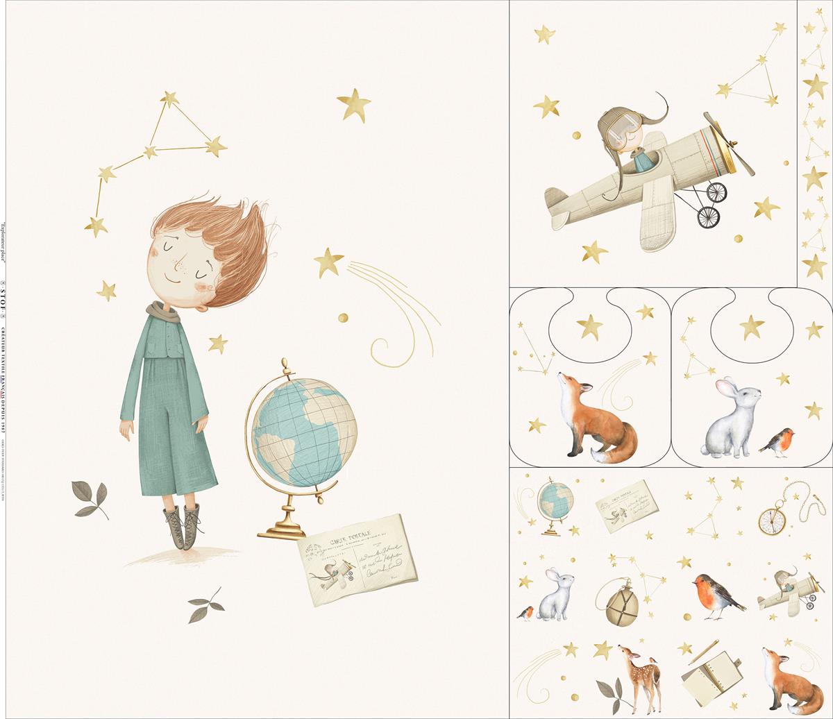 panneau-tissu-enfant-bébé