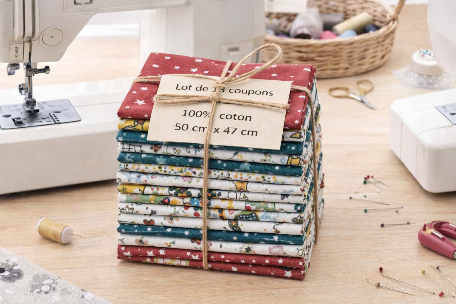 lot-de-13-coupons-tissus-assortis-coton