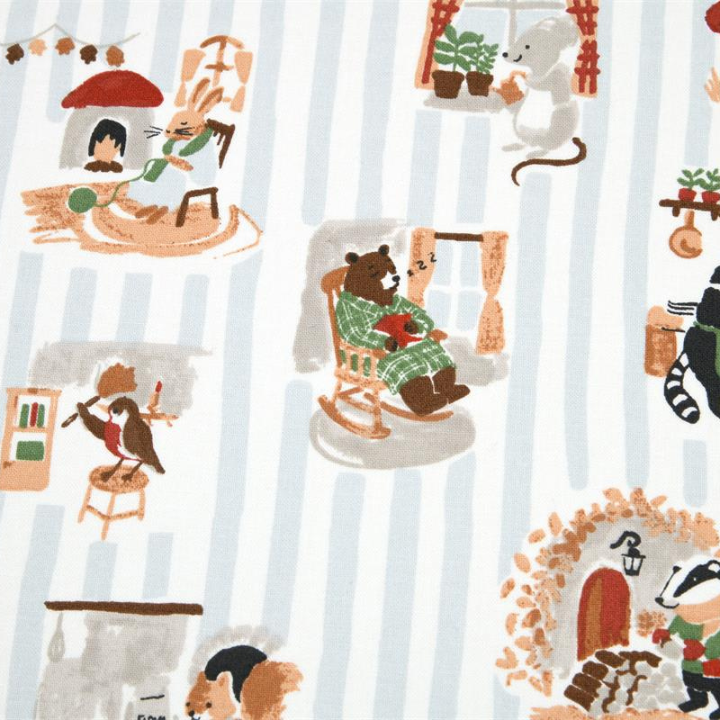 cretonne-enfant-animaux-foret-motif-detail
