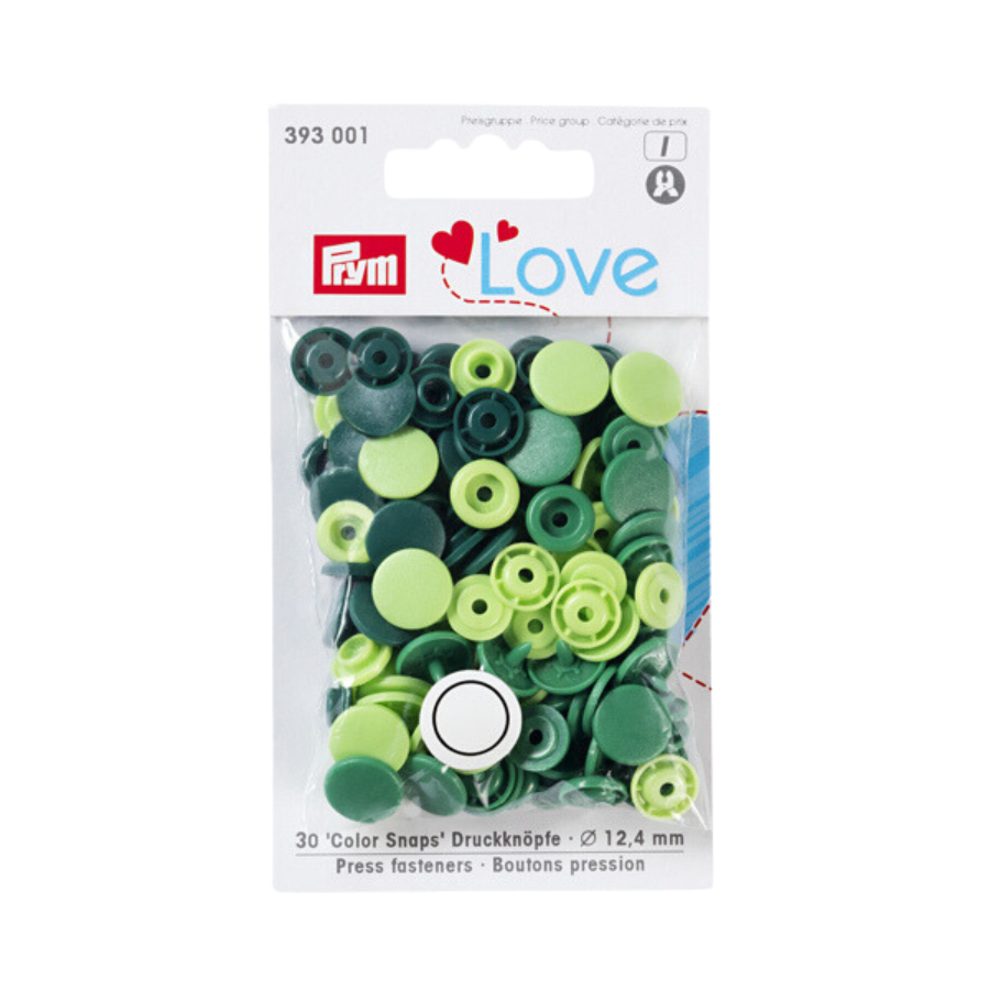 Boutons pression étoile Prym bleu 12,4 mm par 30 - Mercerie créative/Pinces  & pressions - Au fil du coupon