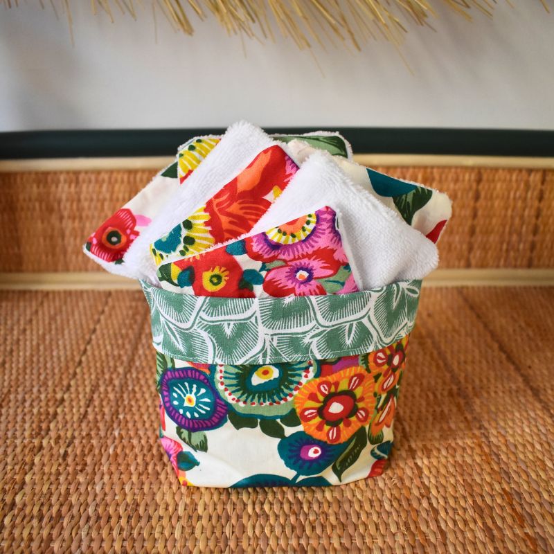 Kit couture lingettes et panière
