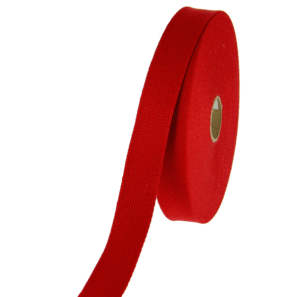 sangle-coton-30mm-rouge