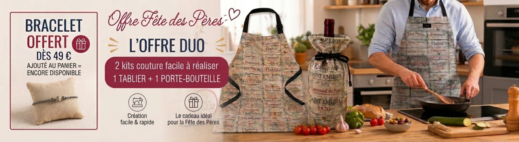 cadeau à coudre fête des pères