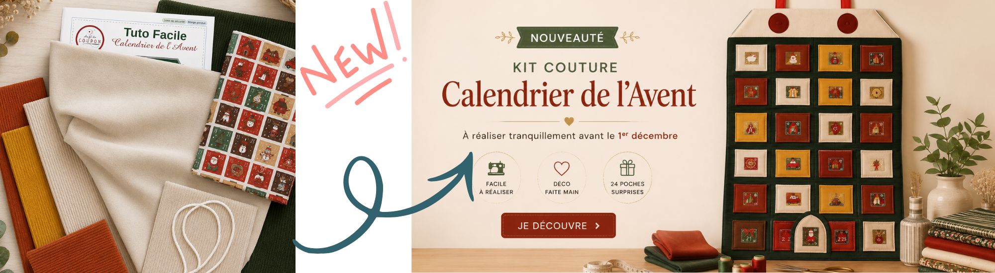 kit couture calendrier de l'avent