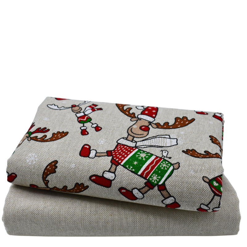 coupon de tissu noël