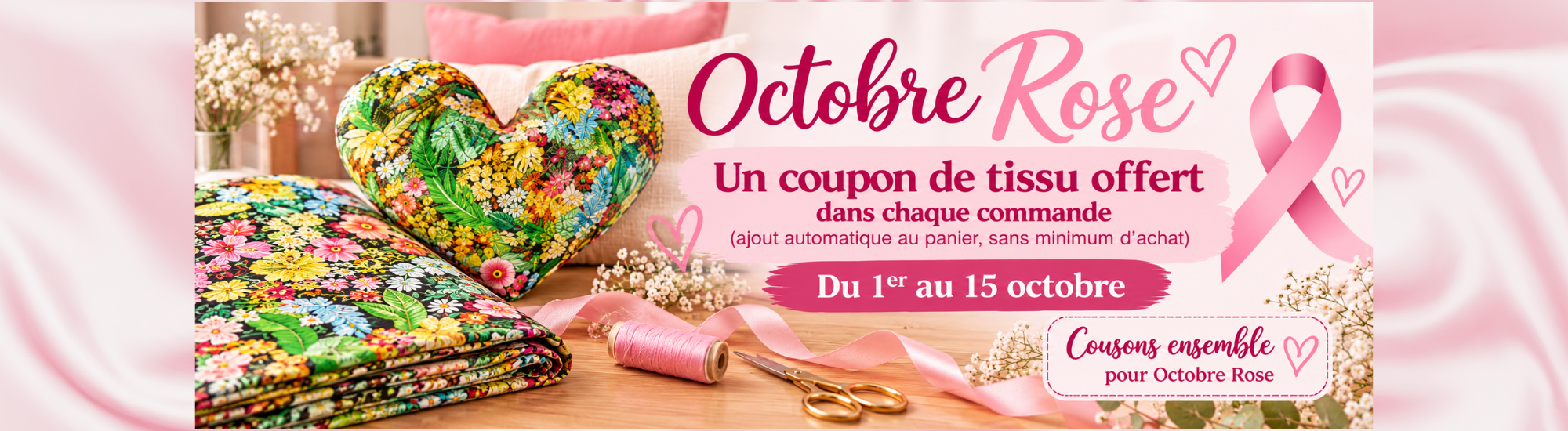 Un coupon offert pour octobre rose