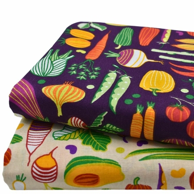 coupon-tissu-coton-légumes