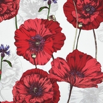 tissu-coton-fleur-rouge