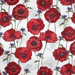 tissu-fleur-rouge-coquelicot