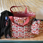 box-couture-débutant-sac-cabas-matelassé-japonais-rouge