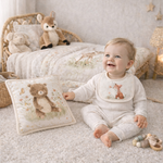 Panneau-tissu-coton-bébé-faon