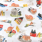 tissu-coton-chats-et-livres-oeko-tex