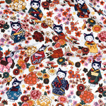tissu-chats-kimono-fleurs-japonaises-fond-ecru