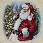 tissu- père-noël