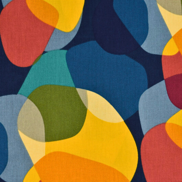 Craftine Tissu Coton Imprimé Marinière Rouge Et Blanc - Par 50 Cm