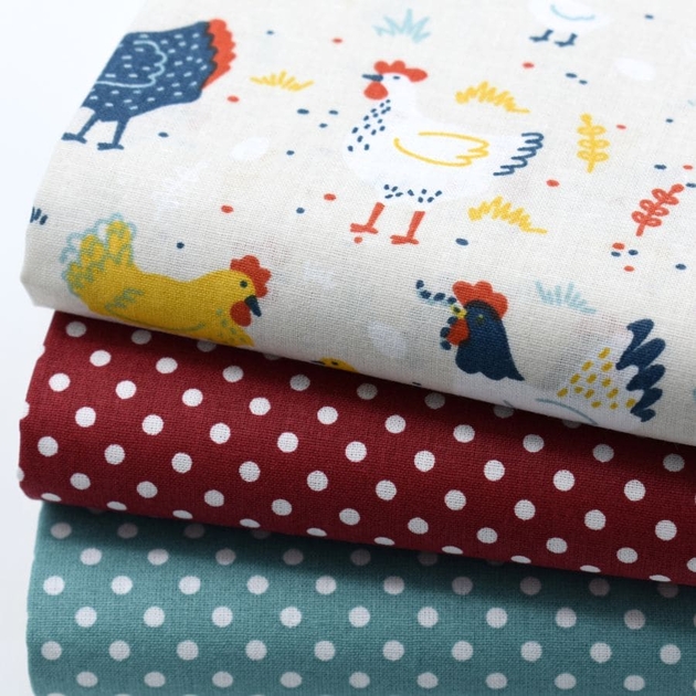 Tissu extérieur etanche polypro pied de poule bleu marine