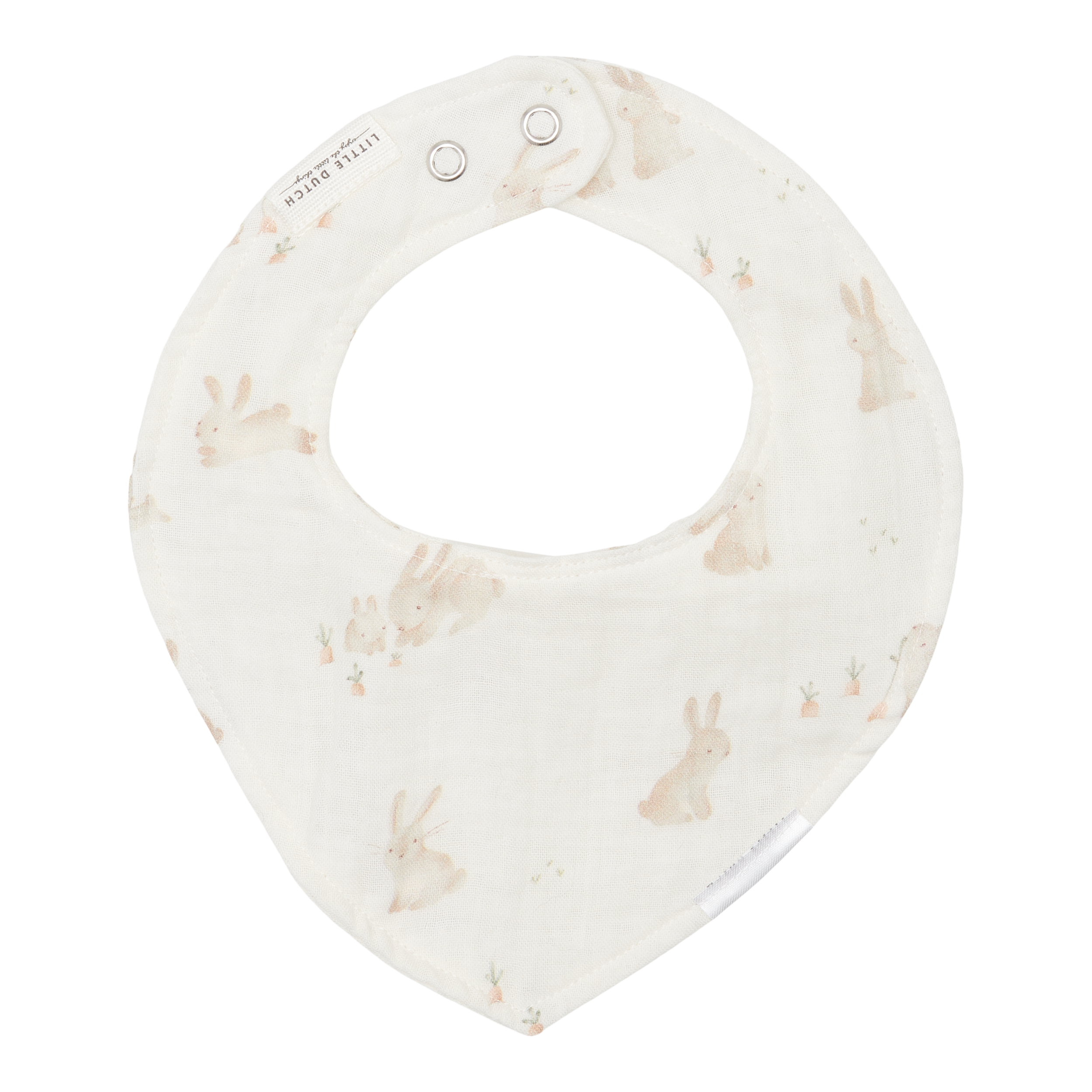 TE50103023 - Bandana bib muslin Baby Bunny - Newborn naturals