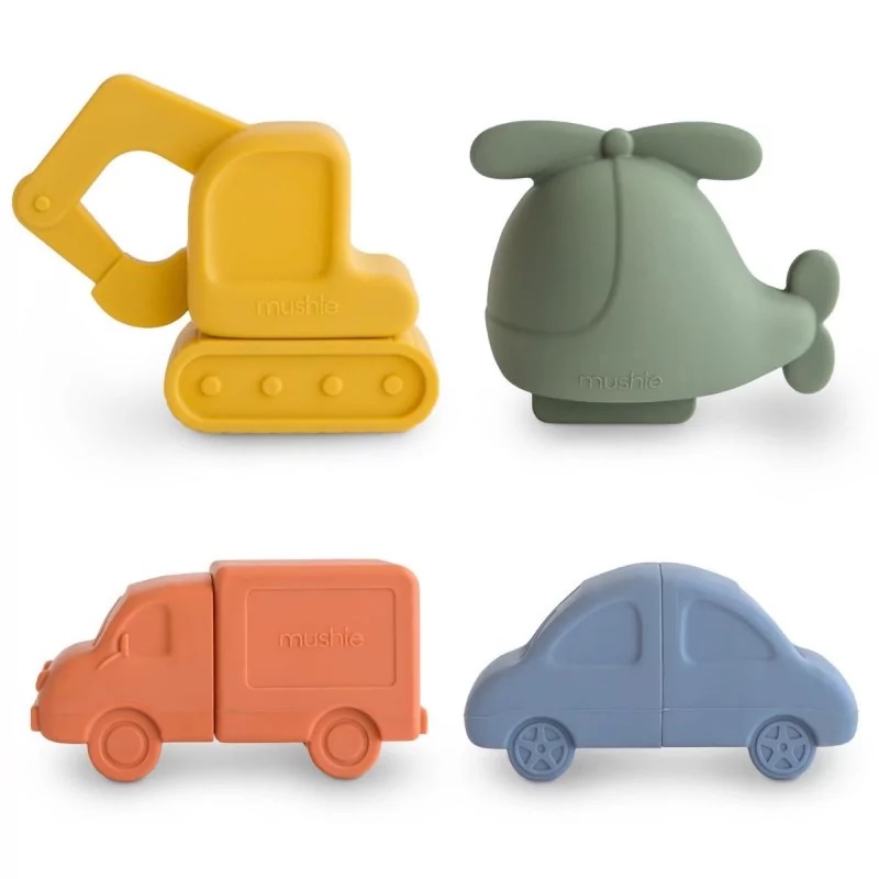 mushie--bath-set-4-pack--vehicles