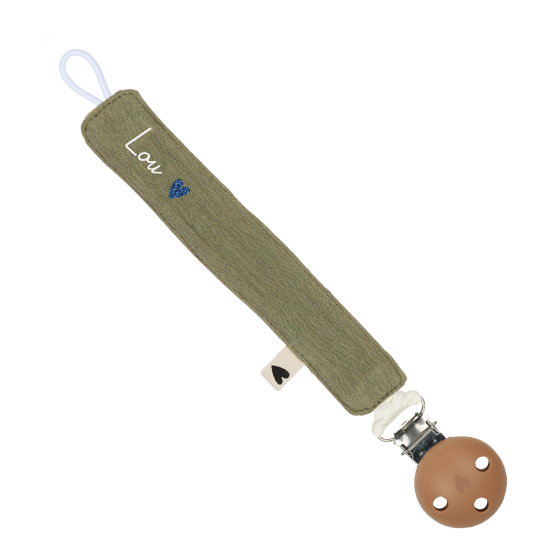 attache-tetine-gaze-vert-olive