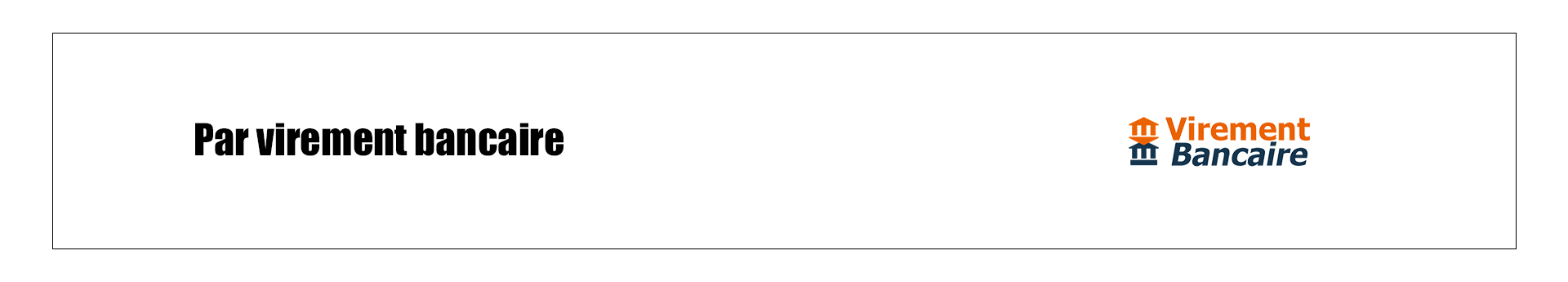 mode de paiement virement