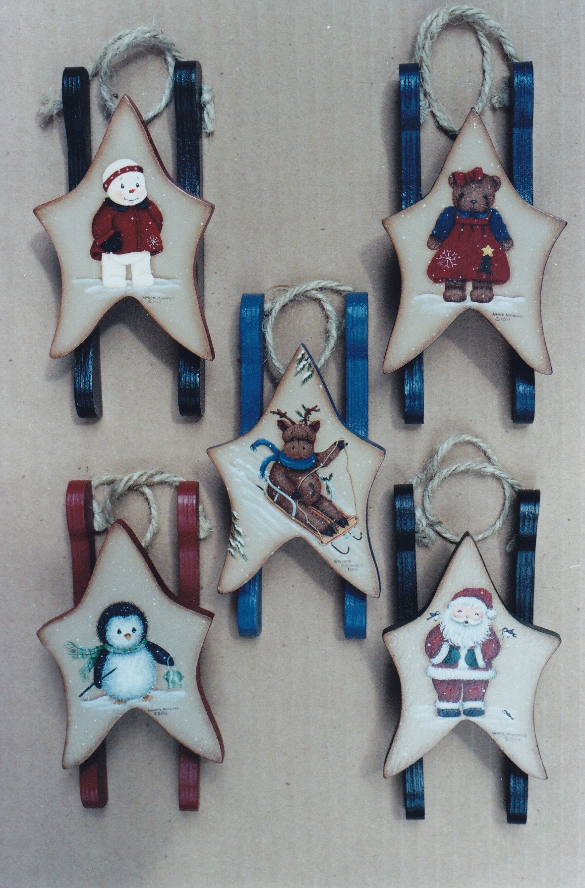 Miniatures sleigh gang - A Fernandez