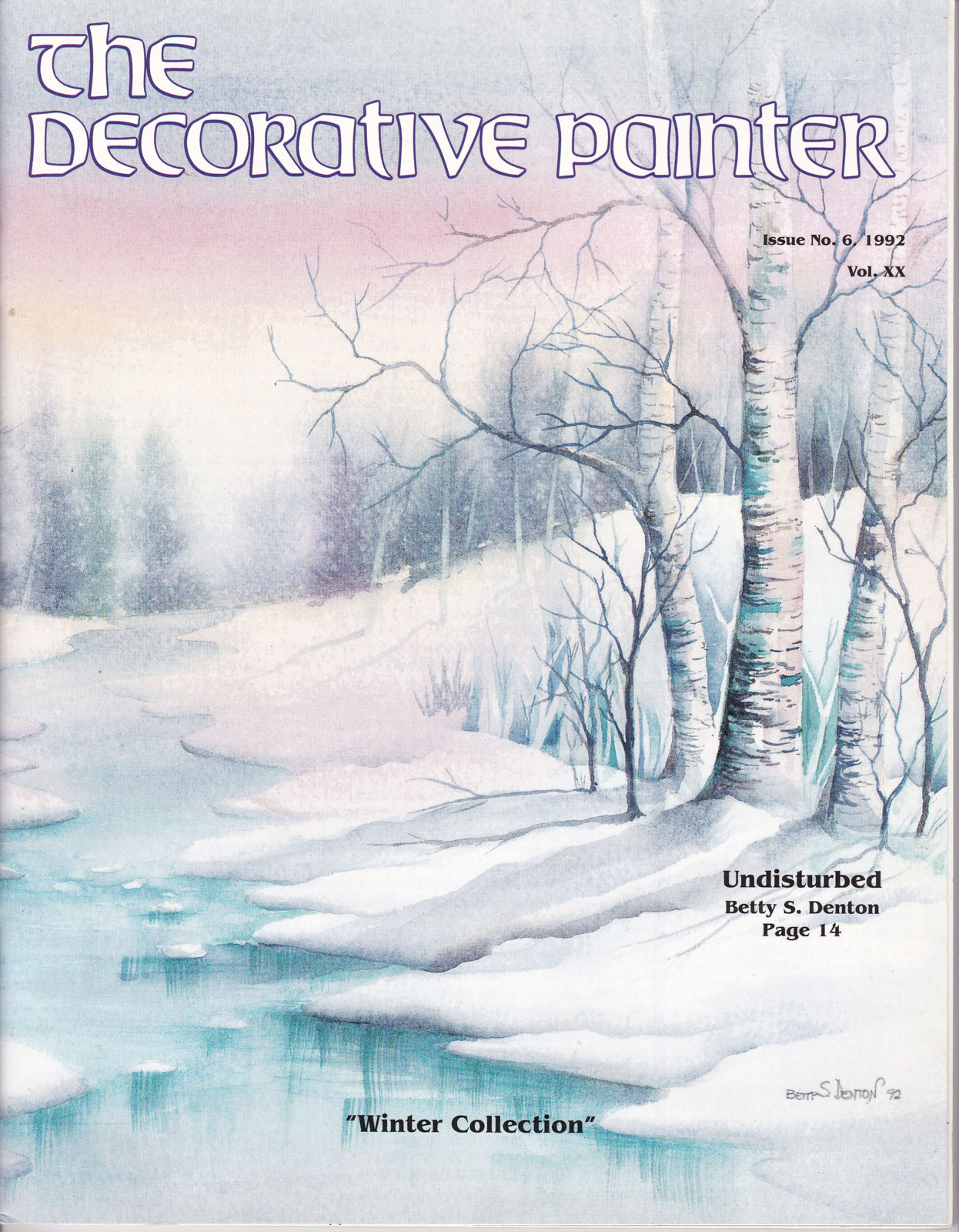 Magazine The Decorative Painter 1992 N 6 Revues D Occasion The   The Decorative Painter 61992 