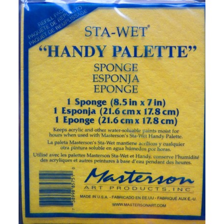 MAS03 - éponge pour Handy palette - Sta-Wet Masterson