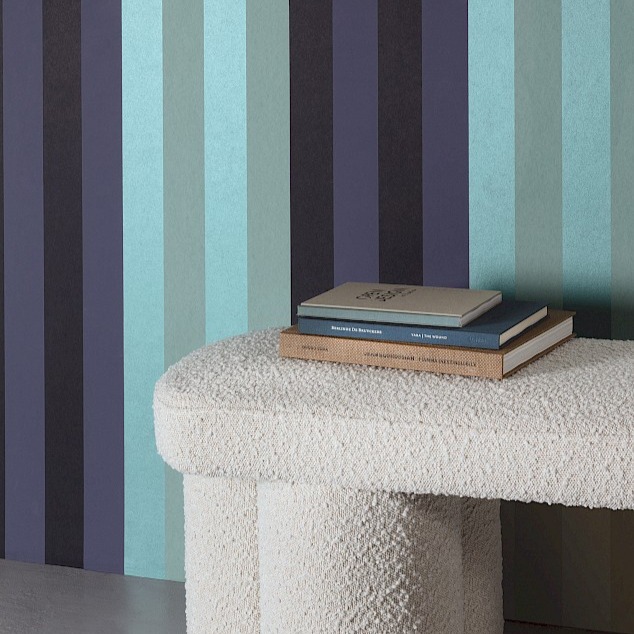 papier-peint-rayures-ininitus-masureel-vert-bleu-salon