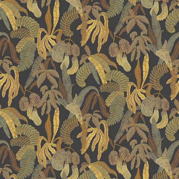 papier-peint-vegetal-feuille-ninfa-masureel-jaune