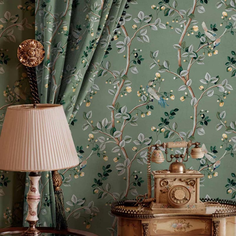 papier-peint-fleuri-birds-prosperity-coordonne-jade-deco