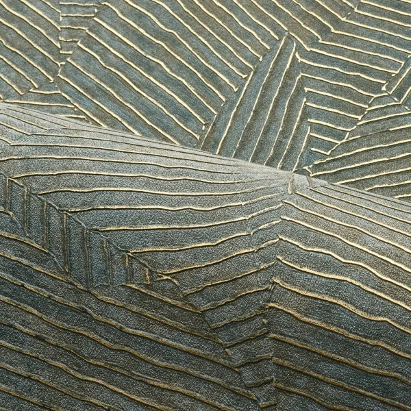 Casamance Lore  vert impérial Doré (2)