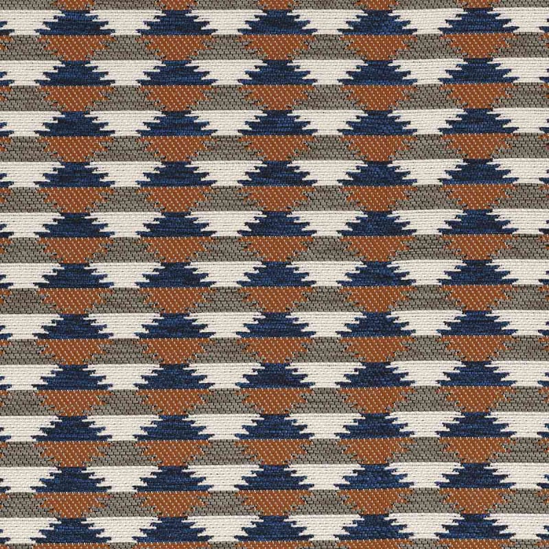 tissu-moki-in-outdoor-casamance BLEU ORANGE