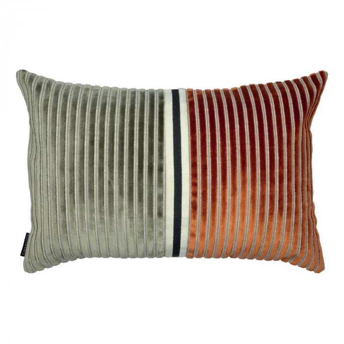 COUSSIN ZEBO KAKI ORANGE