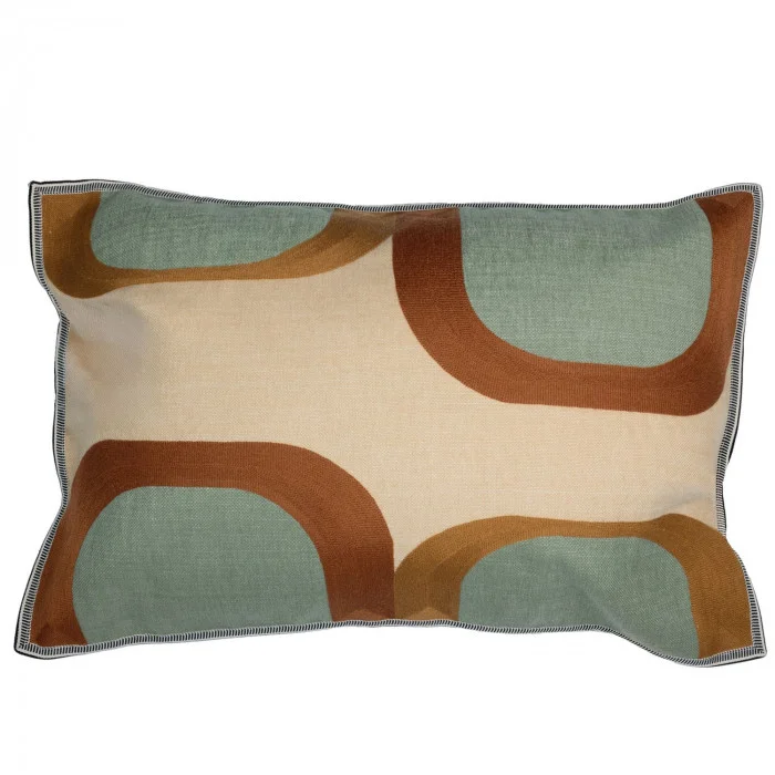 COUSSIN DAKOTA PRALINE VERT SAUVAGE