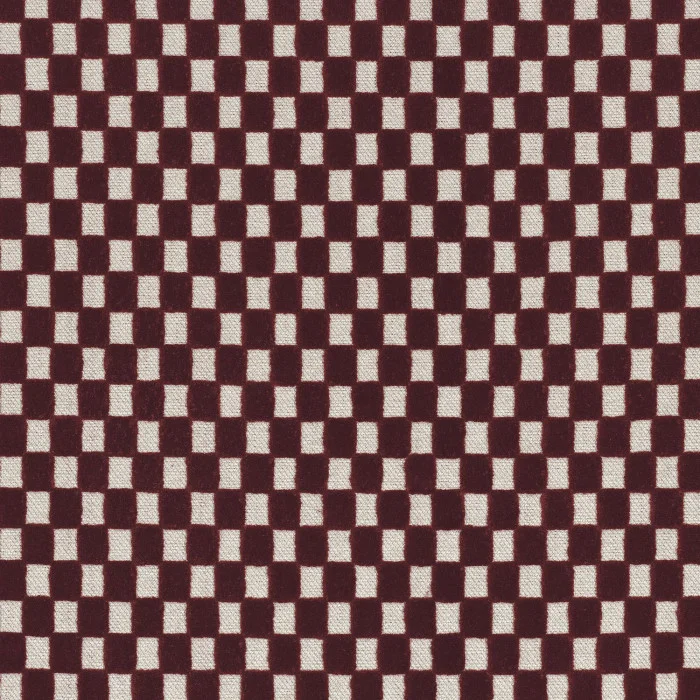 TISSU SCACCHIERA TERRE DE SIENNE