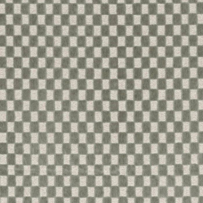 TISSU SCACCHIERA VERT DE GRIS