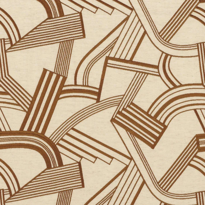 TISSU ANNEES FOLLES CUIVRE