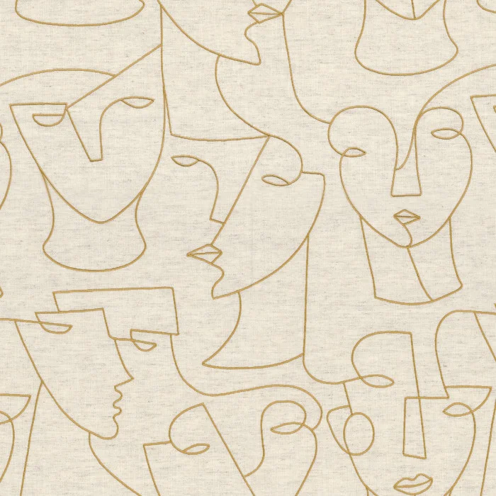 TISSU VISAGE LIN OR