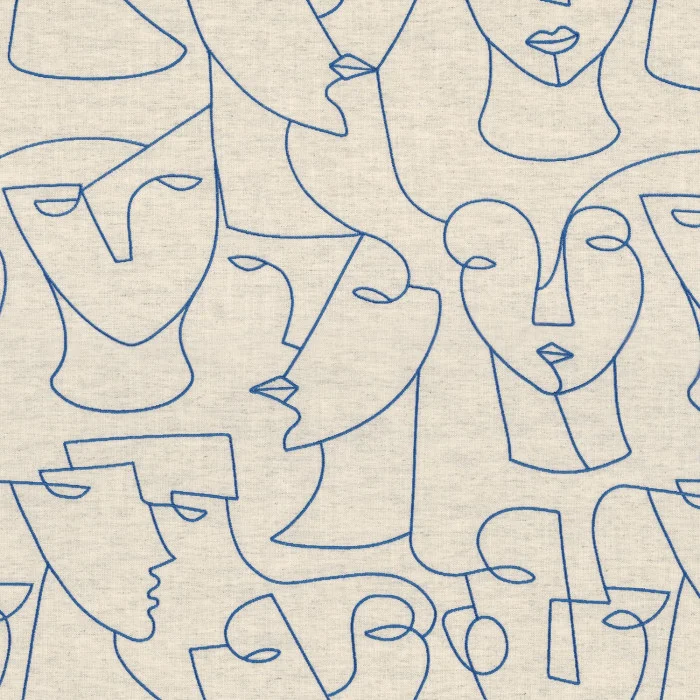 TISSU VISAGE INDIGO