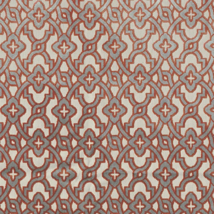TISSU MONTAIGU TERRACOTA