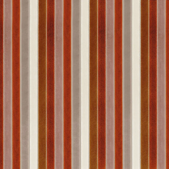 TISSU RIME TERRACOTTA