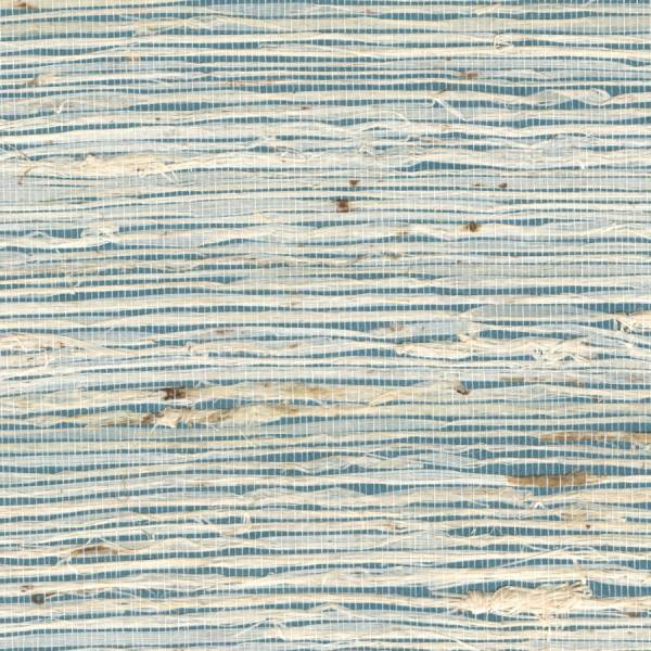 PAPIER PEINT ELITIS GRASSCLOTH BLEU